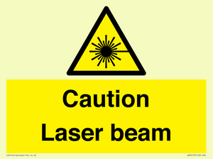 Caution Laser beam
